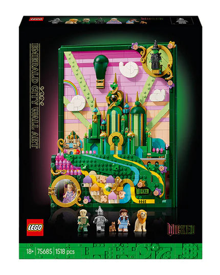 LEGO® Wicked Emerald City Wall Art Fantasy Decor Gift for Adults 75685