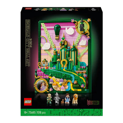 LEGO® Wicked Emerald City Wall Art Fantasy Decor Gift for Adults 75685