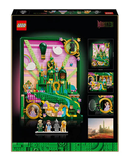 LEGO® Wicked Emerald City Wall Art Fantasy Decor Gift for Adults 75685