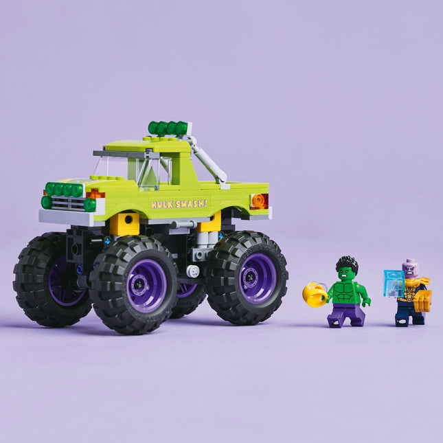 LEGO® ǀ Marvel The Hulk Truck vs. Thanos Super Hero Building Toy Vehicle 76312