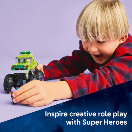 LEGO¬Æ «Ä Marvel The Hulk Truck vs. Thanos Super Hero Building Toy Vehicle 76312