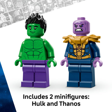LEGO¬Æ «Ä Marvel The Hulk Truck vs. Thanos Super Hero Building Toy Vehicle 76312