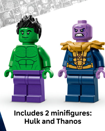 LEGO® ǀ Marvel The Hulk Truck vs. Thanos Super Hero Building Toy Vehicle 76312