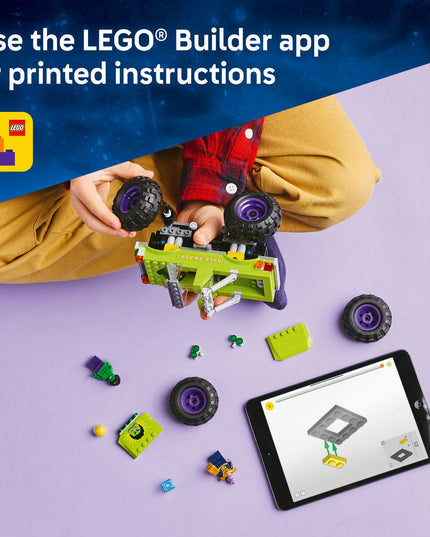 LEGO® ǀ Marvel The Hulk Truck vs. Thanos Super Hero Building Toy Vehicle 76312