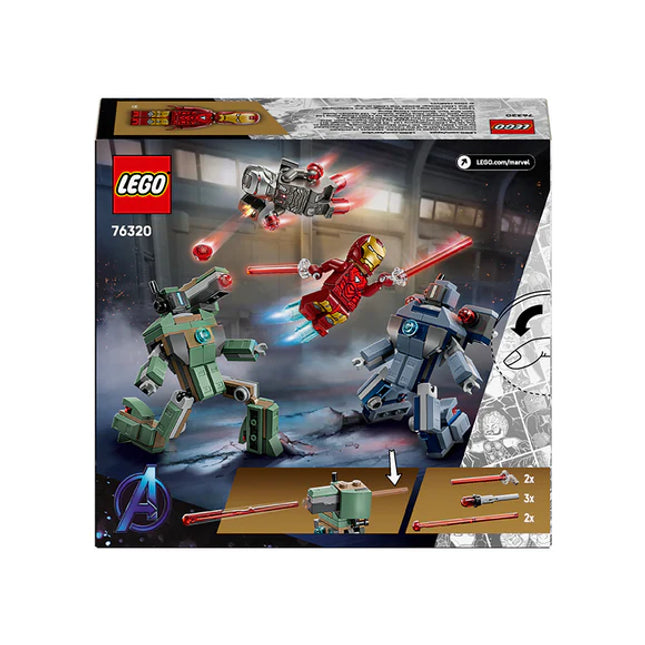 LEGO® ǀ Marvel Iron Man & War Machine vs. Hammer Drones Building Toy 76320