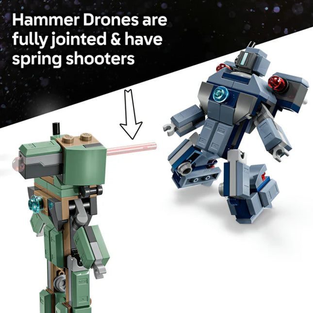 LEGO® ǀ Marvel Iron Man & War Machine vs. Hammer Drones Building Toy 76320