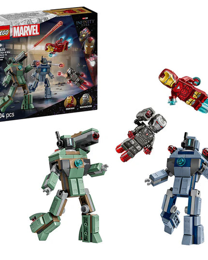 LEGO® ǀ Marvel Iron Man & War Machine vs. Hammer Drones Building Toy 76320