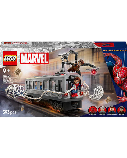 LEGO® ǀ Marvel Spider-Man vs. Doc Ock Subway Train Scene Building Toy 76321