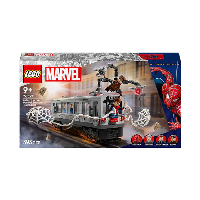 LEGO® ǀ Marvel Spider-Man vs. Doc Ock Subway Train Scene Building Toy 76321