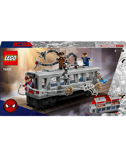 LEGO® ǀ Marvel Spider-Man vs. Doc Ock Subway Train Scene Building Toy 76321
