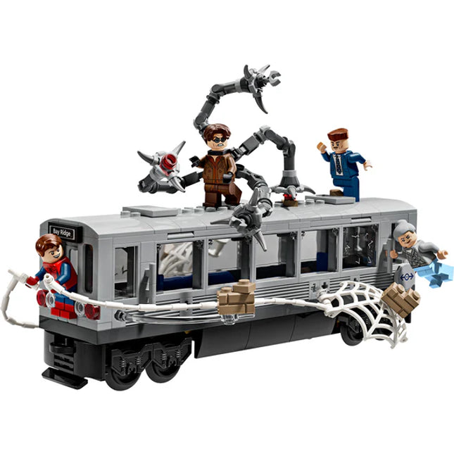LEGO® ǀ Marvel Spider-Man vs. Doc Ock Subway Train Scene Building Toy 76321