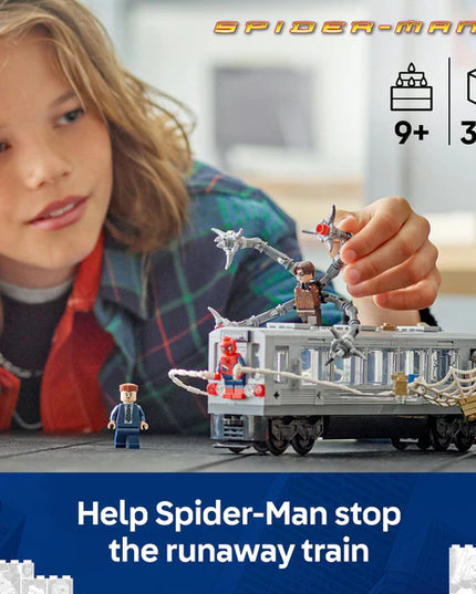 LEGO® ǀ Marvel Spider-Man vs. Doc Ock Subway Train Scene Building Toy 76321