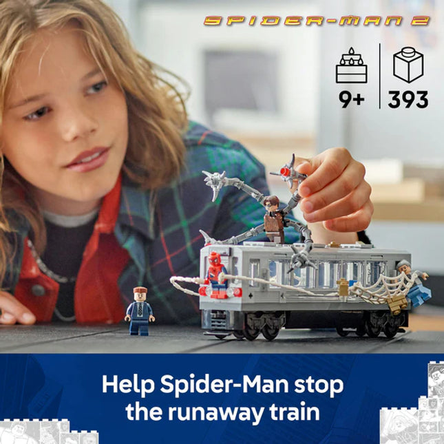 LEGO® ǀ Marvel Spider-Man vs. Doc Ock Subway Train Scene Building Toy 76321