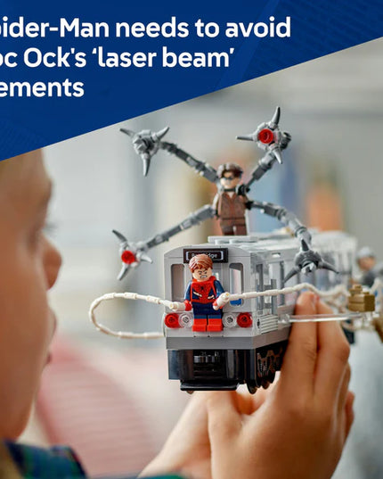 LEGO® ǀ Marvel Spider-Man vs. Doc Ock Subway Train Scene Building Toy 76321