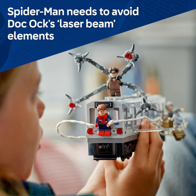 LEGO® ǀ Marvel Spider-Man vs. Doc Ock Subway Train Scene Building Toy 76321