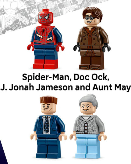 LEGO® ǀ Marvel Spider-Man vs. Doc Ock Subway Train Scene Building Toy 76321