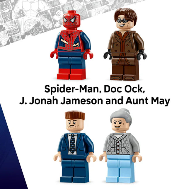 LEGO® ǀ Marvel Spider-Man vs. Doc Ock Subway Train Scene Building Toy 76321