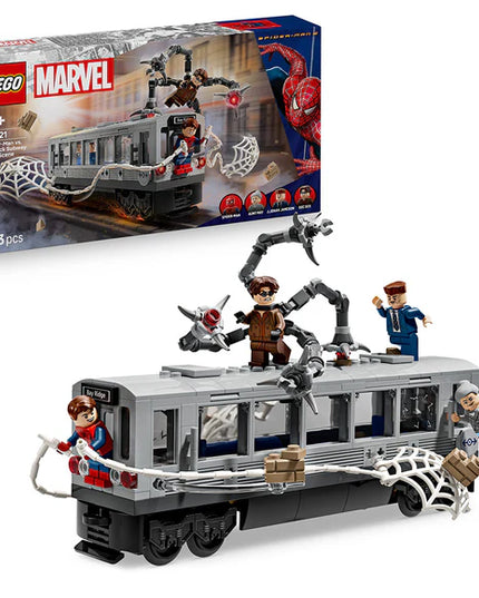 LEGO® ǀ Marvel Spider-Man vs. Doc Ock Subway Train Scene Building Toy 76321