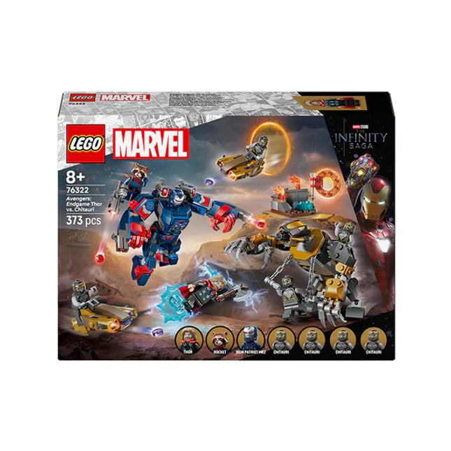 LEGO® ǀ Marvel Avengers: Endgame Thor vs. Chitauri Super Hero Action 76322