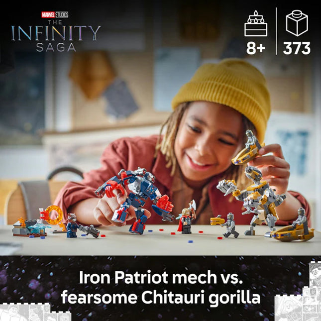 LEGO® ǀ Marvel Avengers: Endgame Thor vs. Chitauri Super Hero Action 76322