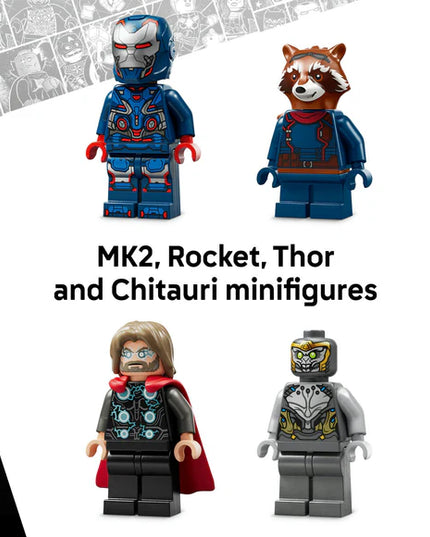 LEGO® ǀ Marvel Avengers: Endgame Thor vs. Chitauri Super Hero Action 76322
