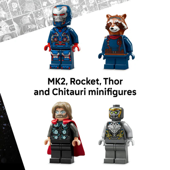 LEGO® ǀ Marvel Avengers: Endgame Thor vs. Chitauri Super Hero Action 76322