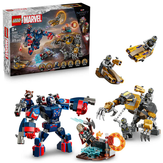LEGO® ǀ Marvel Avengers: Endgame Thor vs. Chitauri Super Hero Action 76322