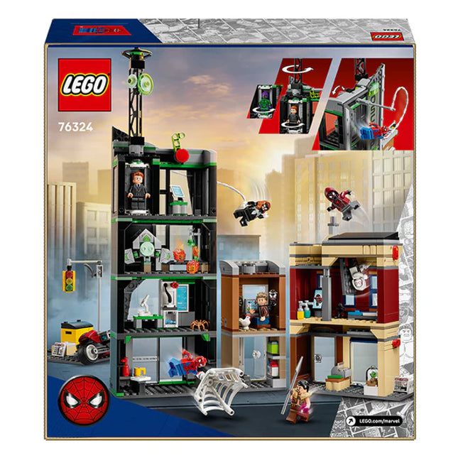 LEGO® ǀ Marvel Spider-Man vs. Oscorp, Kids’ Super Hero Building Kit 76324