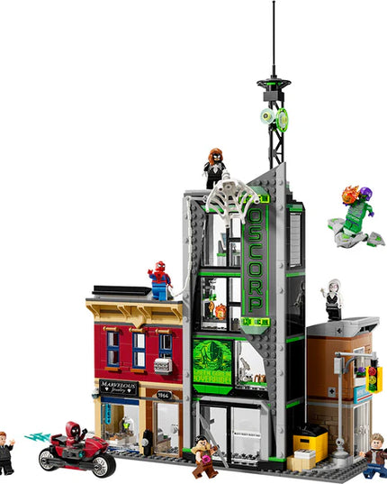 LEGO® ǀ Marvel Spider-Man vs. Oscorp, Kids’ Super Hero Building Kit 76324