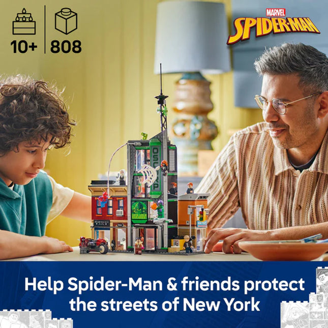 LEGO® ǀ Marvel Spider-Man vs. Oscorp, Kids’ Super Hero Building Kit 76324
