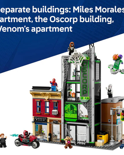 LEGO® ǀ Marvel Spider-Man vs. Oscorp, Kids’ Super Hero Building Kit 76324