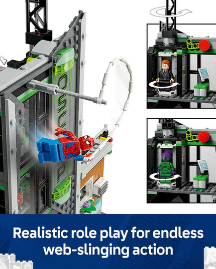 LEGO® ǀ Marvel Spider-Man vs. Oscorp, Kids’ Super Hero Building Kit 76324