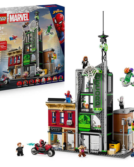 LEGO® ǀ Marvel Spider-Man vs. Oscorp, Kids’ Super Hero Building Kit 76324