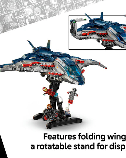 LEGO® ǀ Marvel Avengers: Age of Ultron Quinjet, Kids’ Building Kit 76325