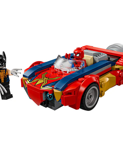 LEGO® ǀ Marvel Spider-Man Car vs. Venomized Wolverine Car Playset 76336
