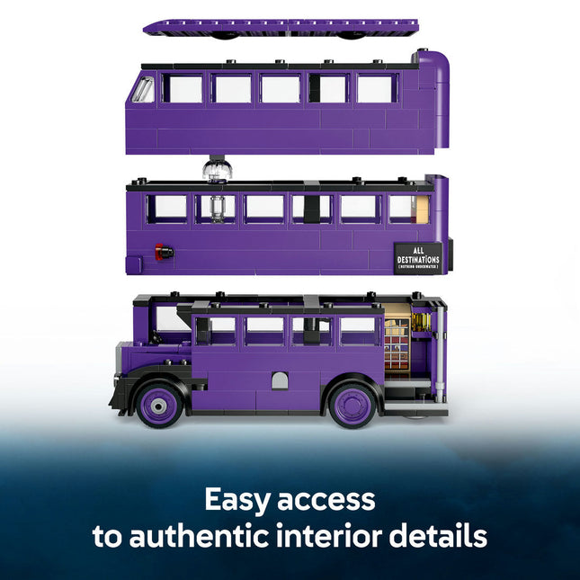 LEGO® Harry Potter™ Knight Bus™ Adventure, Magic Vehicle Toy 76446