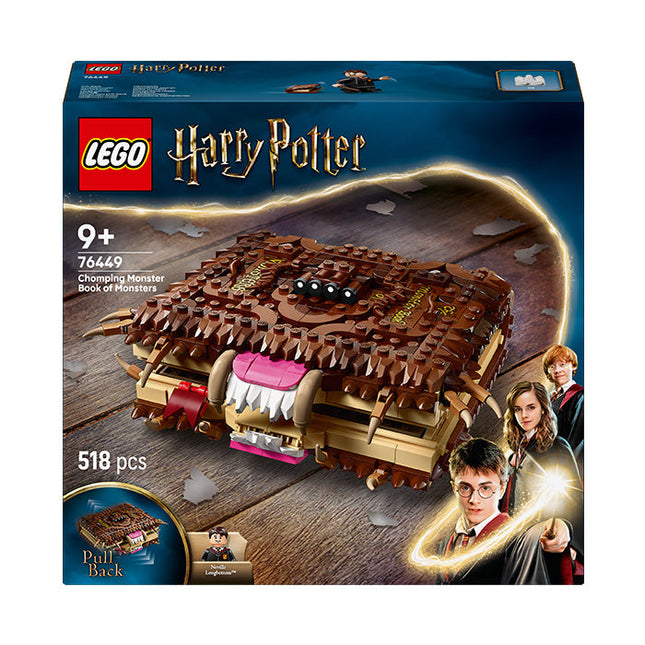 LEGO® Harry Potter™ Chomping Monster Book of Monsters, Wizard Toy 76449