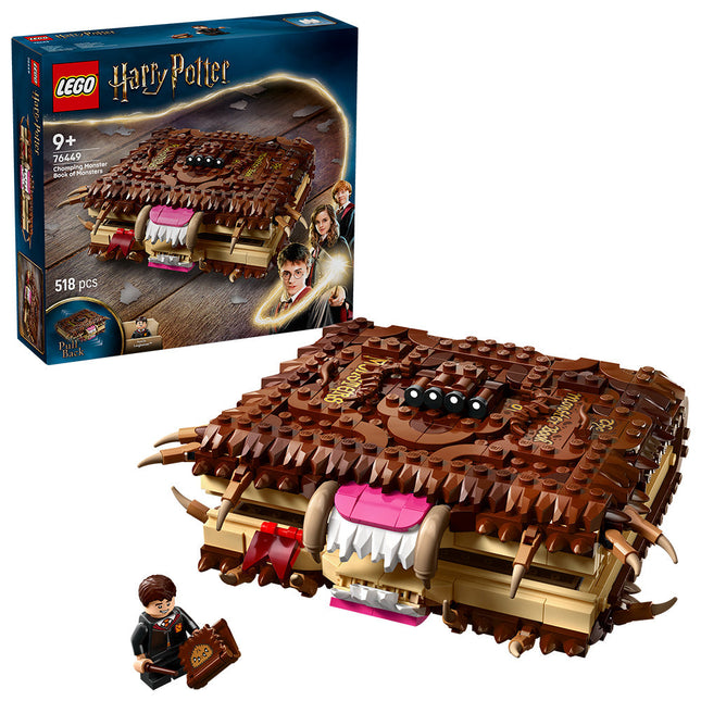 LEGO® Harry Potter™ Chomping Monster Book of Monsters, Wizard Toy 76449