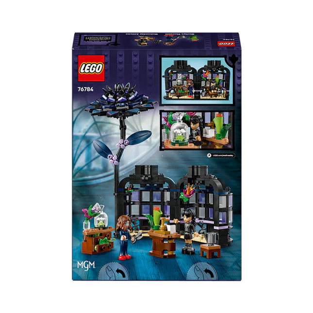 LEGO® Wednesday Black Dahlia Flower Halloween Gift, Faux Plant Room Decor 76784