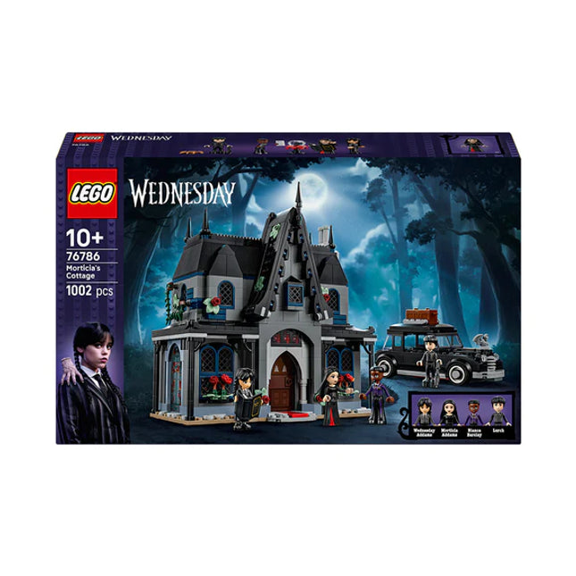 LEGO® Wednesday Morticia’s Cottage Halloween Gift, Model Building Kit 76786