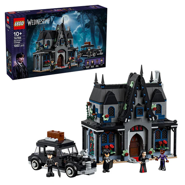 LEGO® Wednesday Morticia’s Cottage Halloween Gift, Model Building Kit 76786