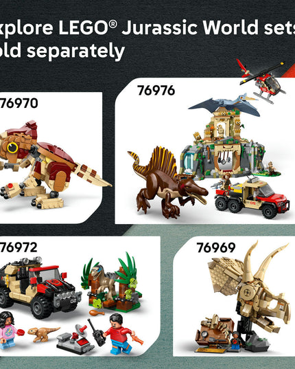 LEGO® Jurassic World Raptor & Titanosaurus Tracking Mission Dinosaur Toy 76973