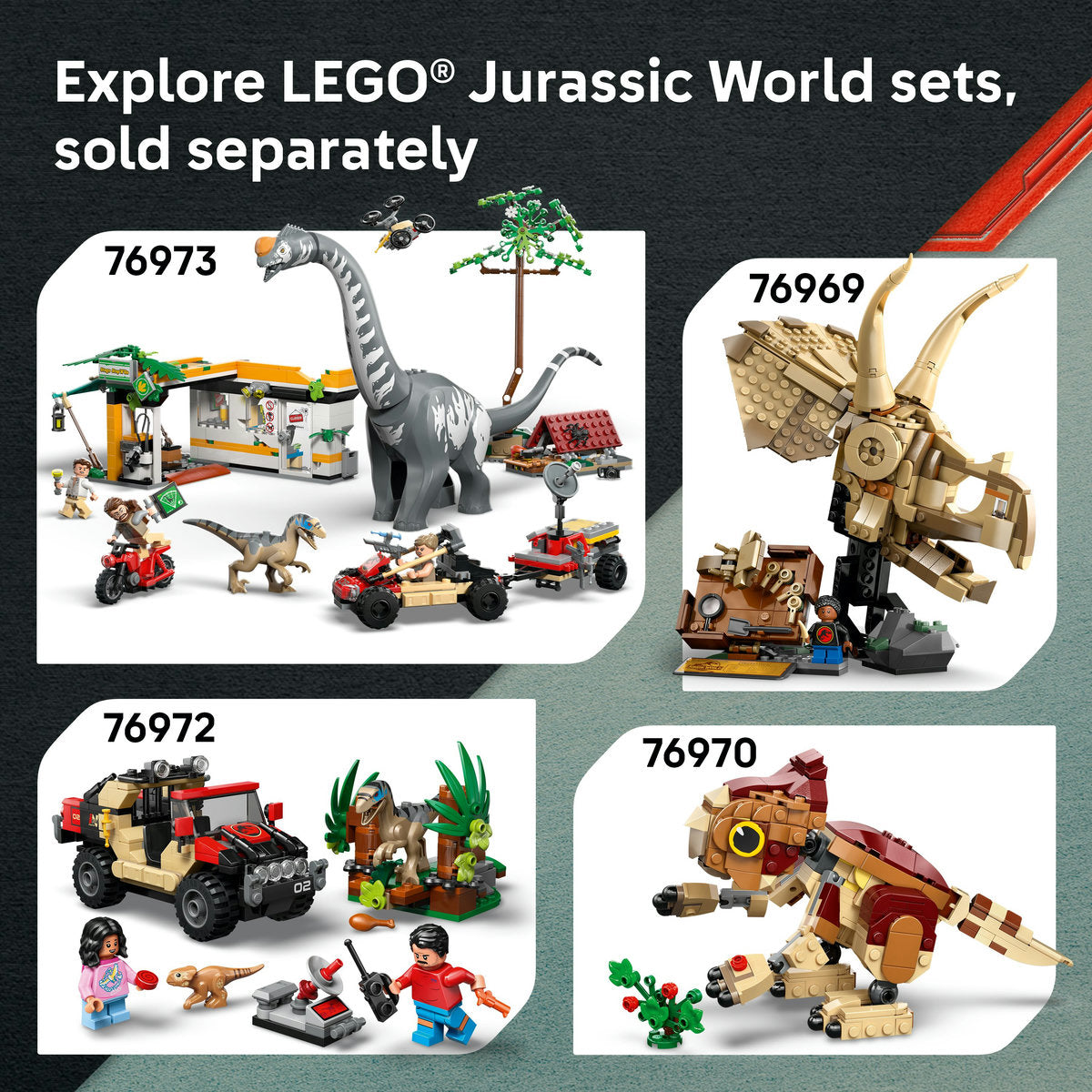 LEGO® Jurassic World Spinosaurus & Quetzalcoatlus Air Mission