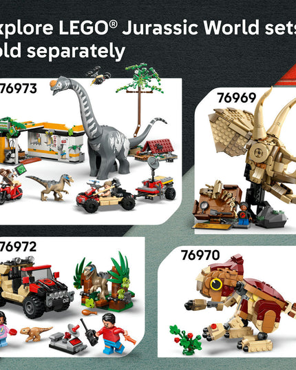LEGO® Jurassic World Spinosaurus & Quetzalcoatlus Air Mission Dinosaur Toy 76976