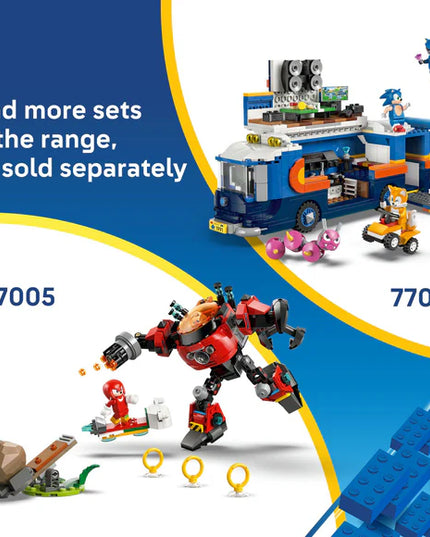 LEGO® Sonic the Hedgehog™ Knuckles vs. Dr. Eggman Egg Crusher Mech Toy Set 77005
