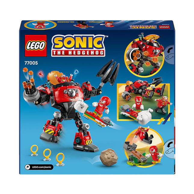 LEGO® Sonic the Hedgehog™ Knuckles vs. Dr. Eggman Egg Crusher Mech Toy Set 77005