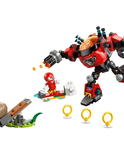 LEGO® Sonic the Hedgehog™ Knuckles vs. Dr. Eggman Egg Crusher Mech Toy Set 77005