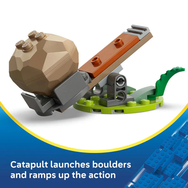 LEGO® Sonic the Hedgehog™ Knuckles vs. Dr. Eggman Egg Crusher Mech Toy Set 77005