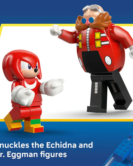 LEGO® Sonic the Hedgehog™ Knuckles vs. Dr. Eggman Egg Crusher Mech Toy Set 77005