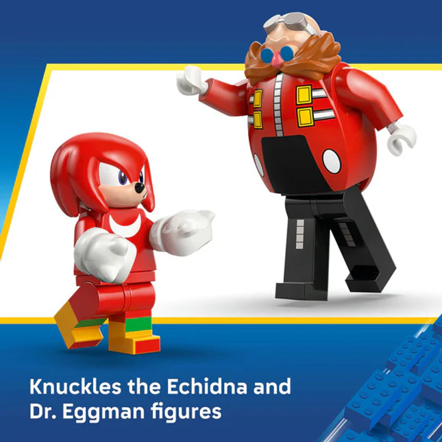 LEGO® Sonic the Hedgehog™ Knuckles vs. Dr. Eggman Egg Crusher Mech Toy Set 77005